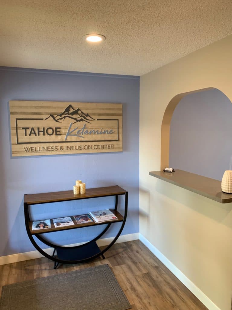 Tahoe Ketamine Wellness & Infusion Center waiting room