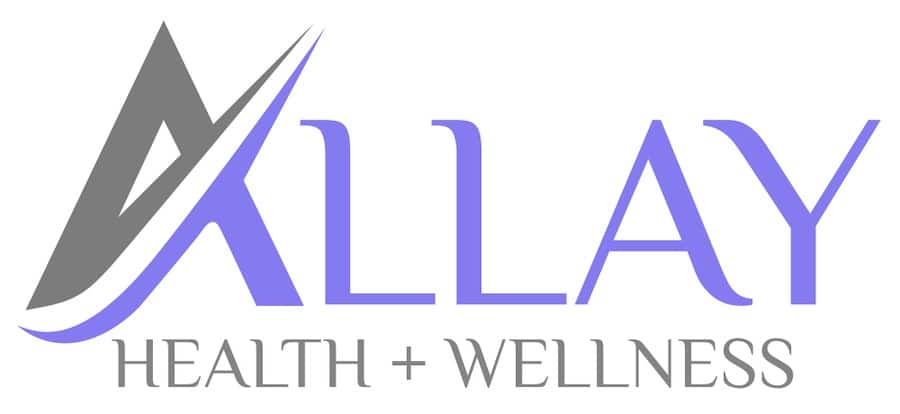 The logo from the Allay Health & Wellness in Palm Beach Gardens, Florida