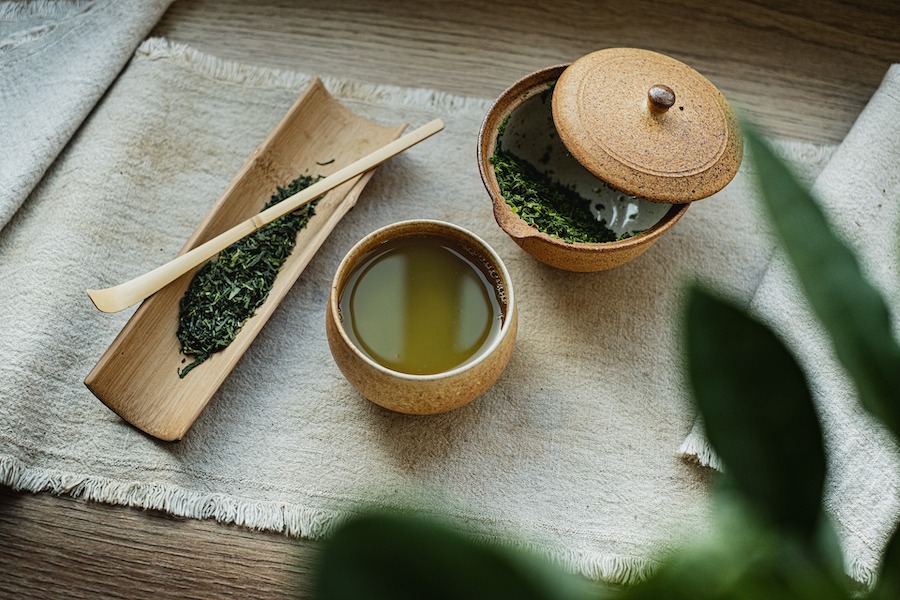 Green tea can be a natural supplement that is used with psychedelic therapy
