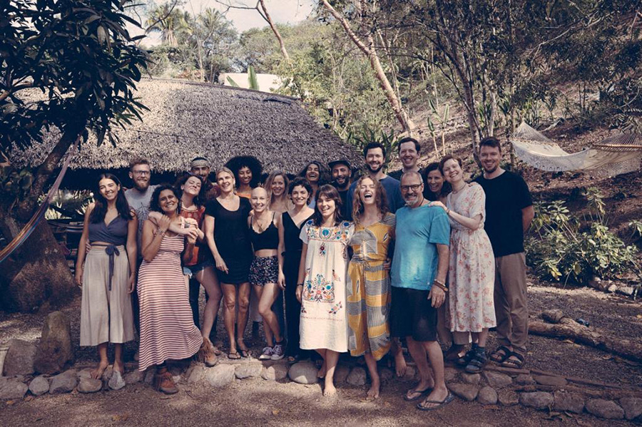 Retreat participants at Soul Medicine, psilocybin retreat in Nayarit, Mexico.