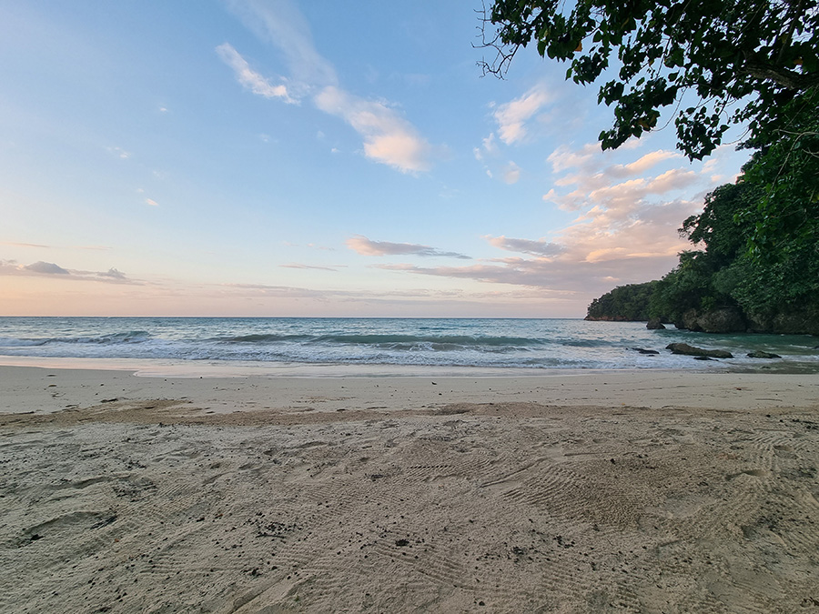 EQNMT private beach in Jamaica.