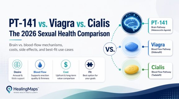 PT-141 vs. Viagra vs. Cialis: The 2026 Sexual Health Comparison