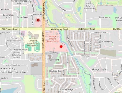 Map showing location of Alivation Health in Lincoln, NE