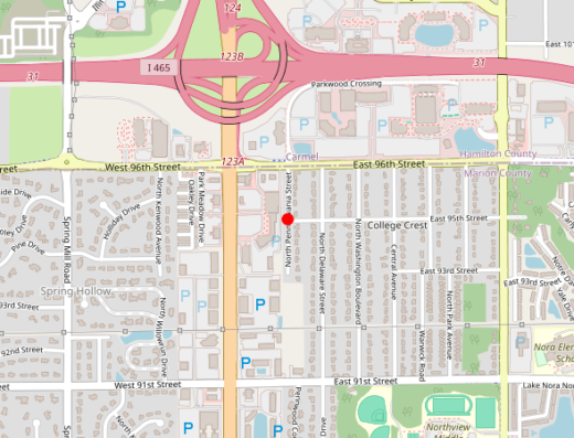 BionwoRx Carmel IN Map