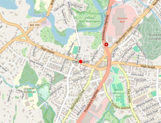Map of peptide clinic location
