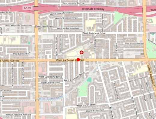 CA_BLUELINE_ANAHEIM Anaheim CA Map