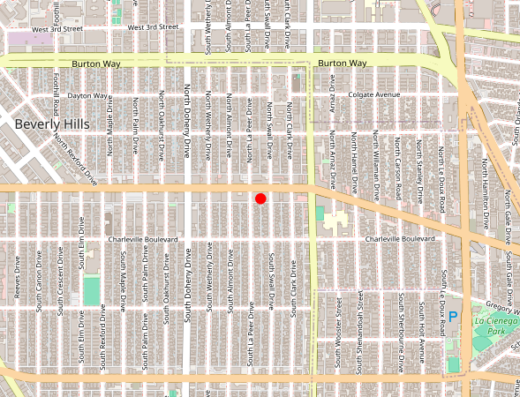 CA_RWA_BEVERLY_HILLS Beverly Hills CA Map