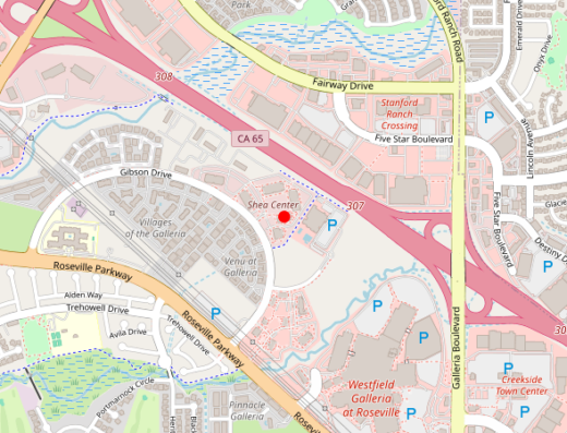 CA_WELLAGING_ROSEVILLE Roseville CA Map