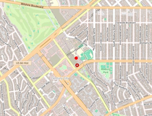 CA_WELLNESS_CENTURY_CITY Century City CA Map
