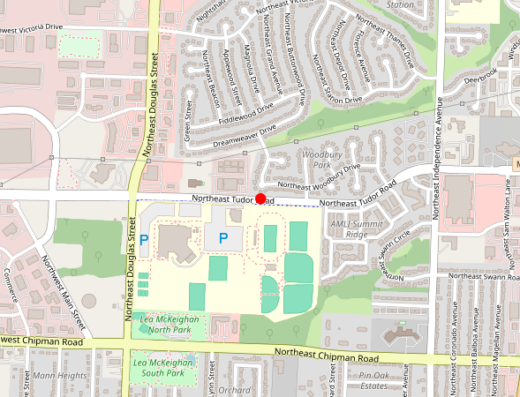 chow Lee's Summit MO Map
