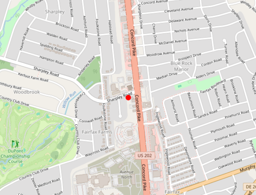 DE_KENNEDY_WILMINGTON Wilmington DE Map