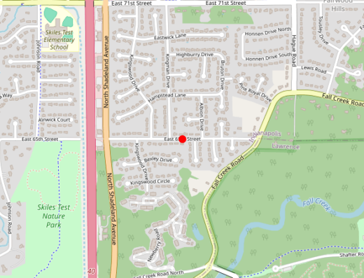 Elite Infusion and Wellness Clinic Indianapolis IN Map