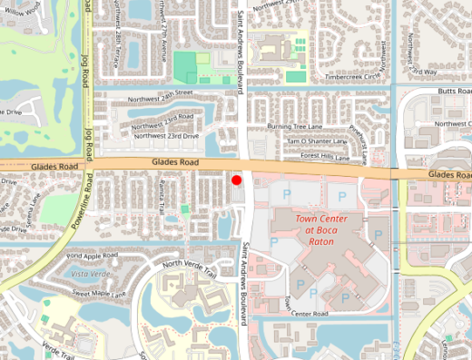 FL_HEALTHYAGING_BOCA_RATON Boca Raton FL Map