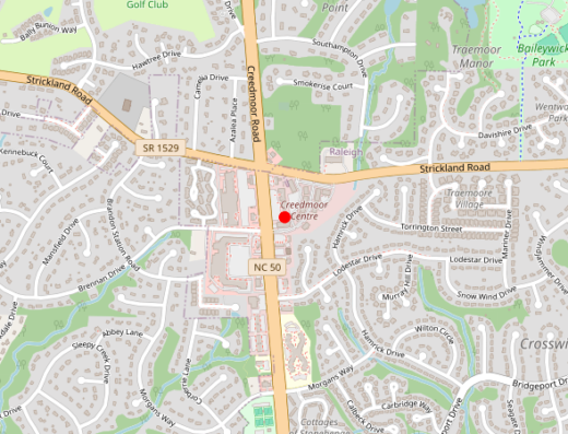 GPW Psychiatry Raleigh NC Map