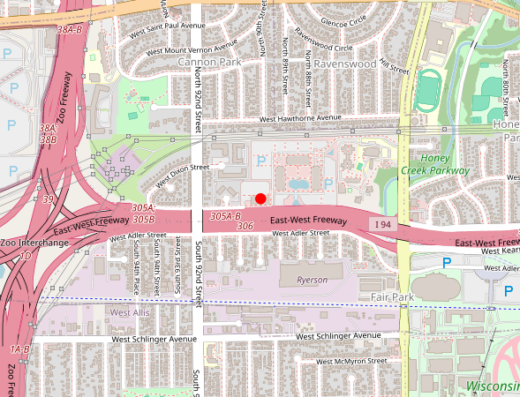 glim Milwaukee WI Map