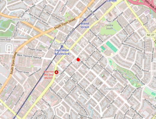 Hydrate Medical Charlotte NC Map