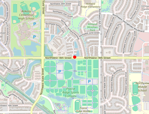 ia_coach_ank Ankeny IA Map