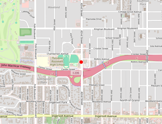 ia_iowaiv Des Moines IA Map