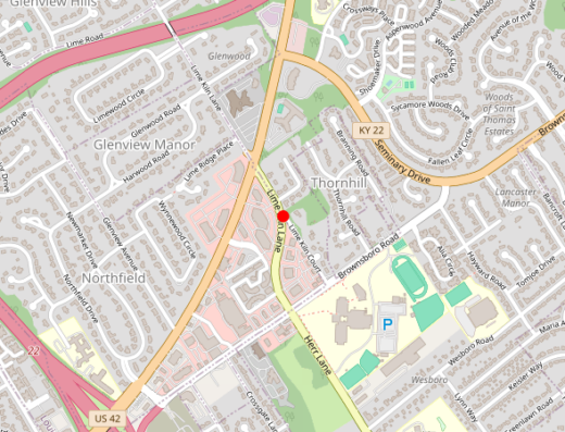 ky_calospa Louisville KY Map