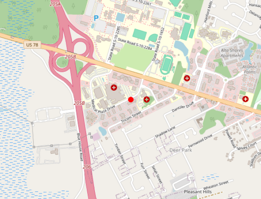 lcmale North Charleston SC Map