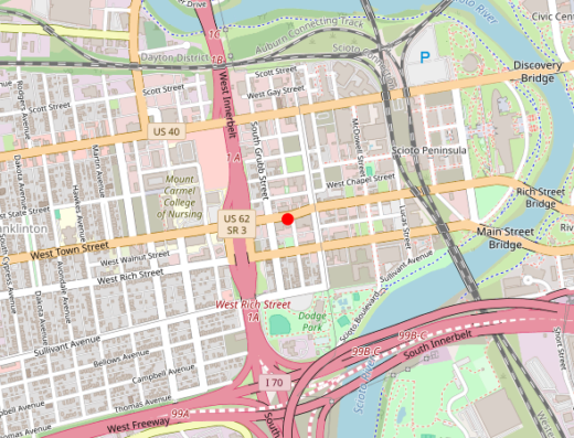 LuminaThera Columbus OH Map