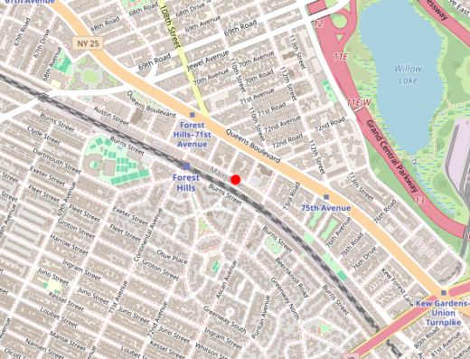 Map of Manhattan Medical Arts in Forest Hills, New York