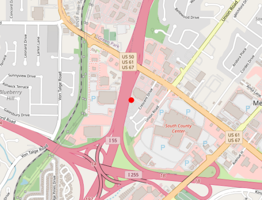 mantality St. Louis MO Map