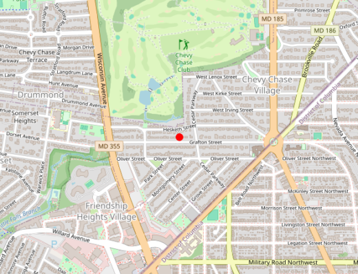 MD_CPS_CHEVY_CHASE Chevy Chase MD Map