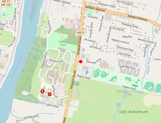 ME_GLOW_AUGUSTA Augusta ME Map