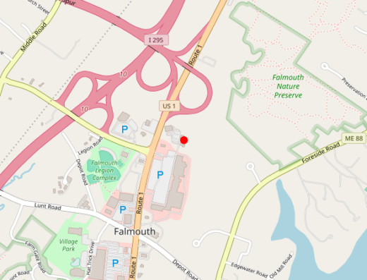 ME_MEGCO_FALMOUTH Falmouth ME Map
