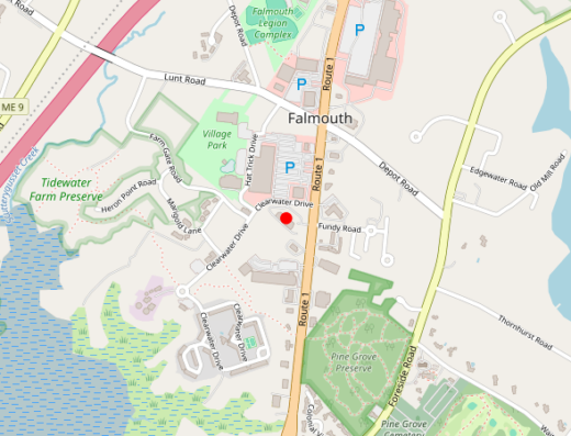 ME_TRUFORM_FALMOUTH Falmouth ME Map