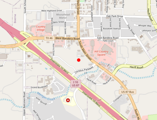 Mental Health Associates San Antonio — Boerne & Stone Oak, Texas Map
