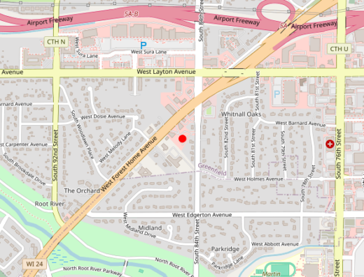mmwl Greenfield WI Map