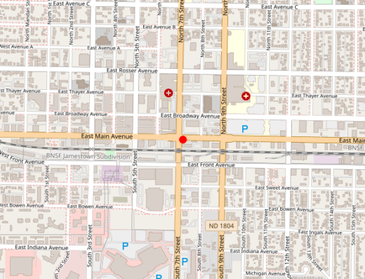 ND_DAKOTARX_BISMARCK Bismarck ND Map