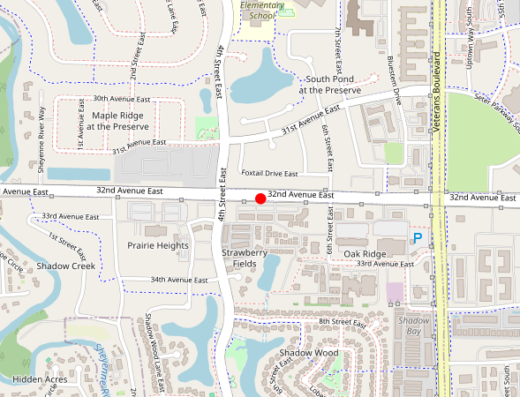 ND_FARGOWELL_WEST_FARGO West Fargo ND Map