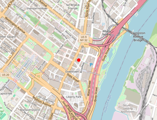 NY_ASCEND_ALBANY Albany NY Map