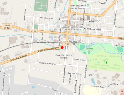 OH_RESTOREMD_LEBANON Lebanon OH Map