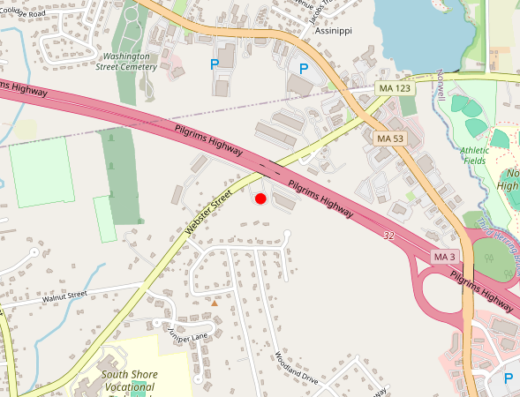 Map of peptide clinic location