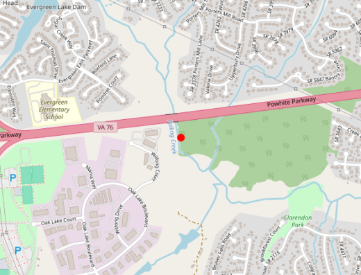 Map showing location of Reclaim U Health & Wellness in Midlothian, VA