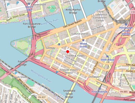 Map of peptide clinic