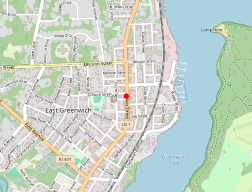RI_REVIVE_EAST_GREENWICH East Greenwich RI Map