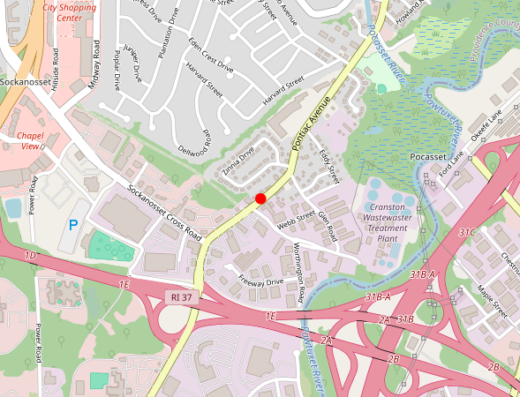 RI_VIVA_CRANSTON Cranston RI Map