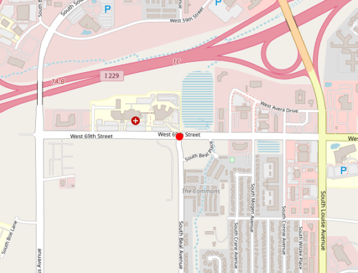 SD_ARTISAN_SIOUX_FALLS Sioux Falls SD Map