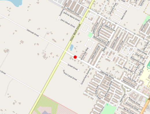 Map showing location of South Texas Mental Health Associates in Corpus Christi, TX