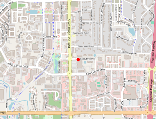 Total Performance Medical Center Carmel IN Map