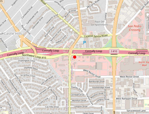 TX_SAIV_SAN_ANTONIO San Antonio TX Map