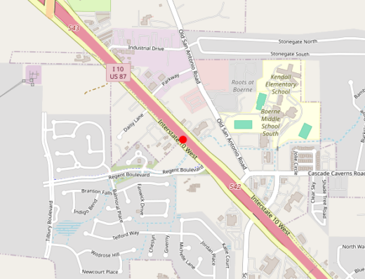 TX_VITALITY_BOERNE Boerne TX Map