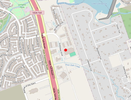 Map showing location of Vessel Longevity ATX in Cedar Park, Texas