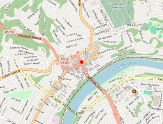wv_medbridge_fairmont Fairmont WV Map