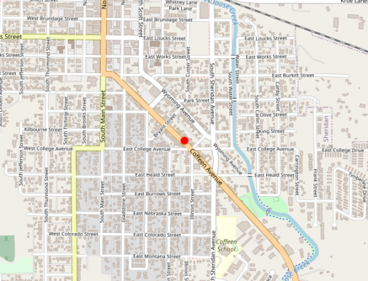WY_RADIANT_SHERIDAN Sheridan WY Map